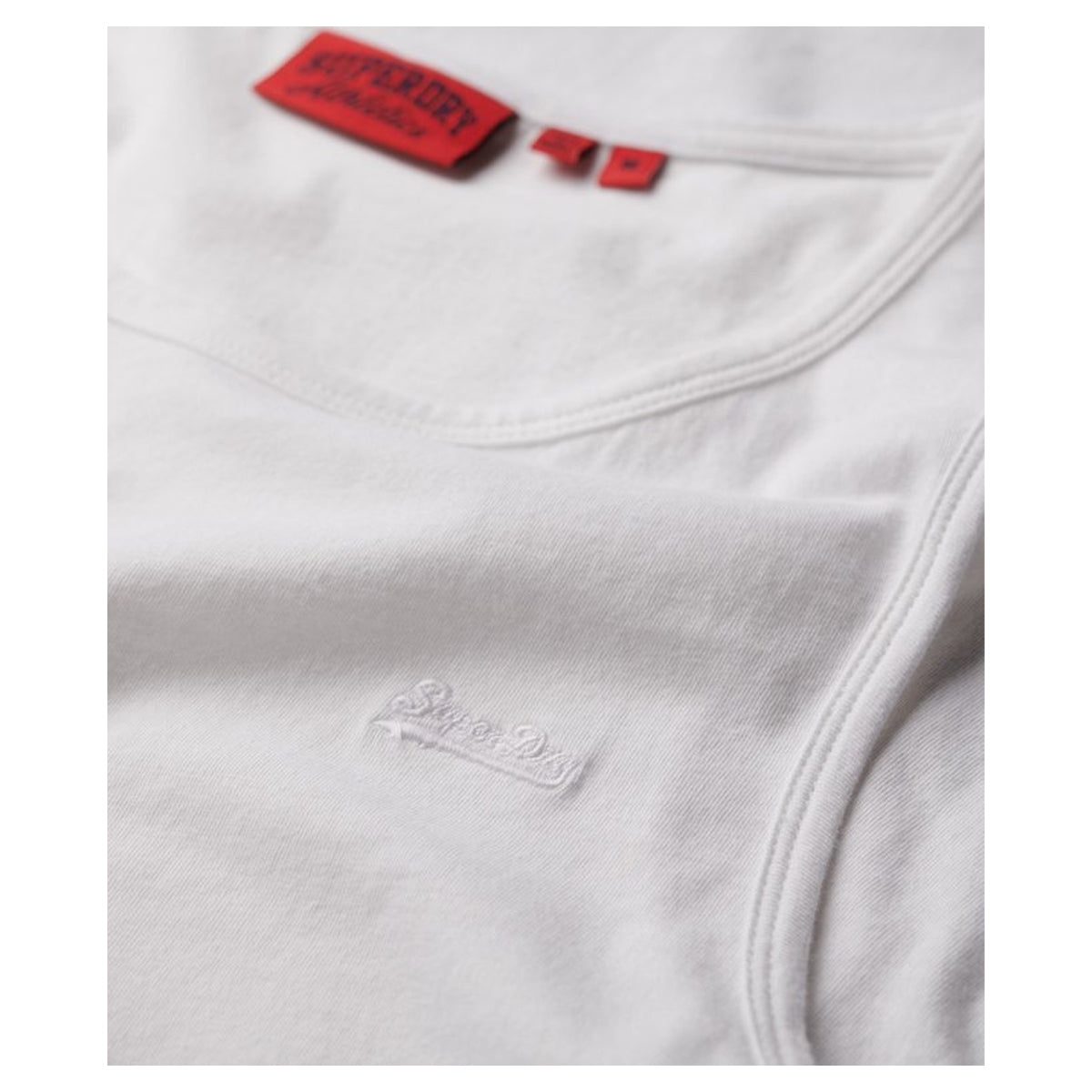 SUPERDRY ESSENTIAL LOGO VEST WHITE 01C