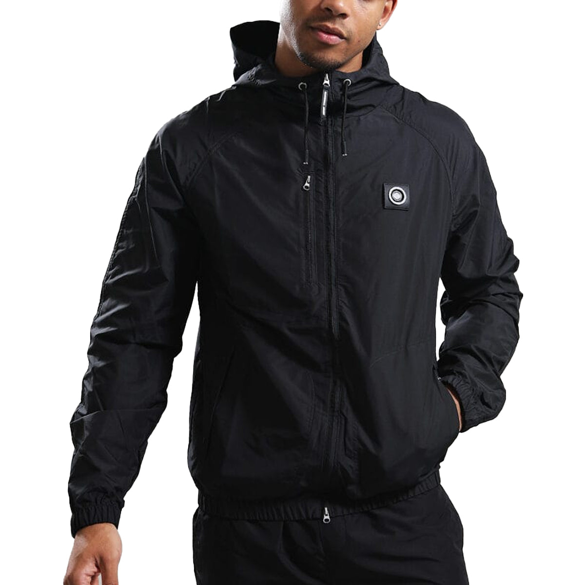 MARSHALL ARTIST Fairfax Black Zip Up Jacket - Black