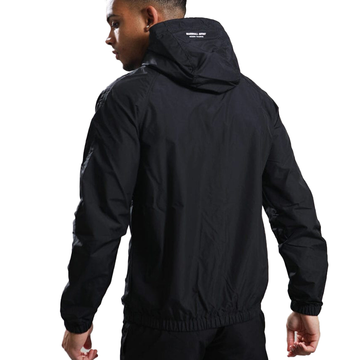 MARSHALL ARTIST Fairfax Black Zip Up Jacket - Black