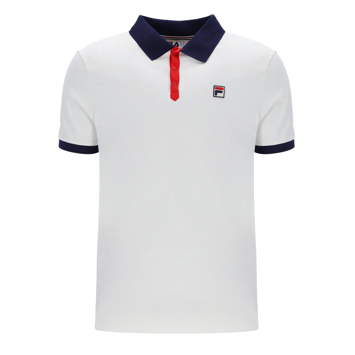 Fila Panatta 2 Short Sleeve Polo T-Shirt Gardenia/Navy