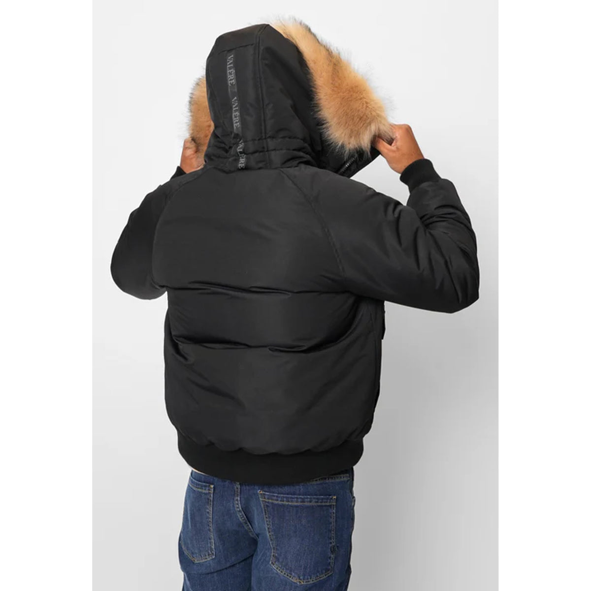 VALERE FLIGHT SHORT BLACK PARKA JACKET