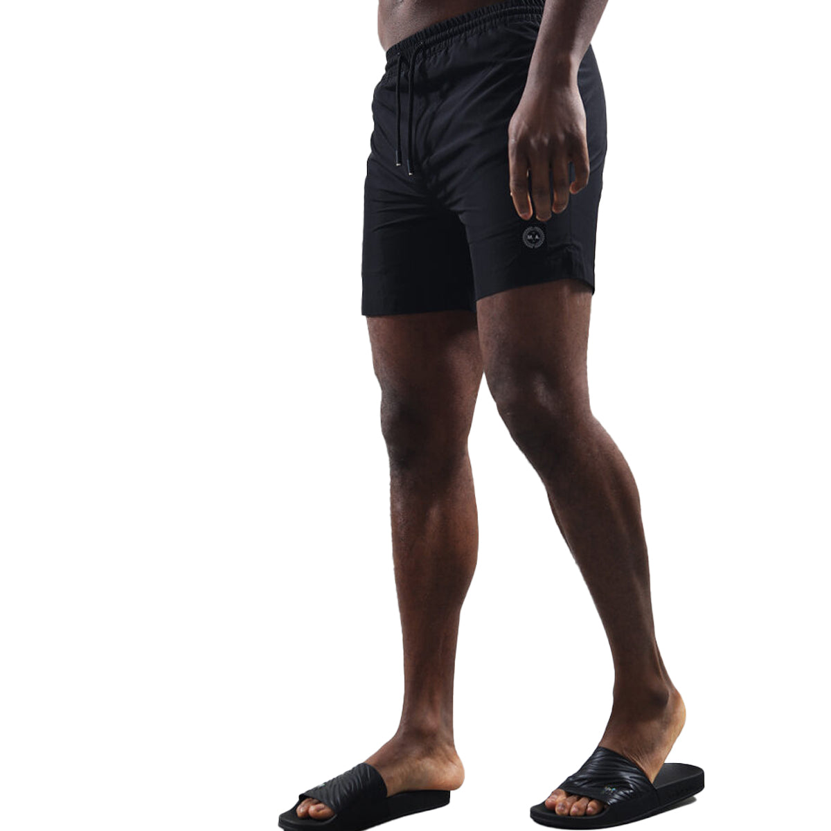 MARSHALL ARTIST FOUNDATION BLACK SWIM SHORTS