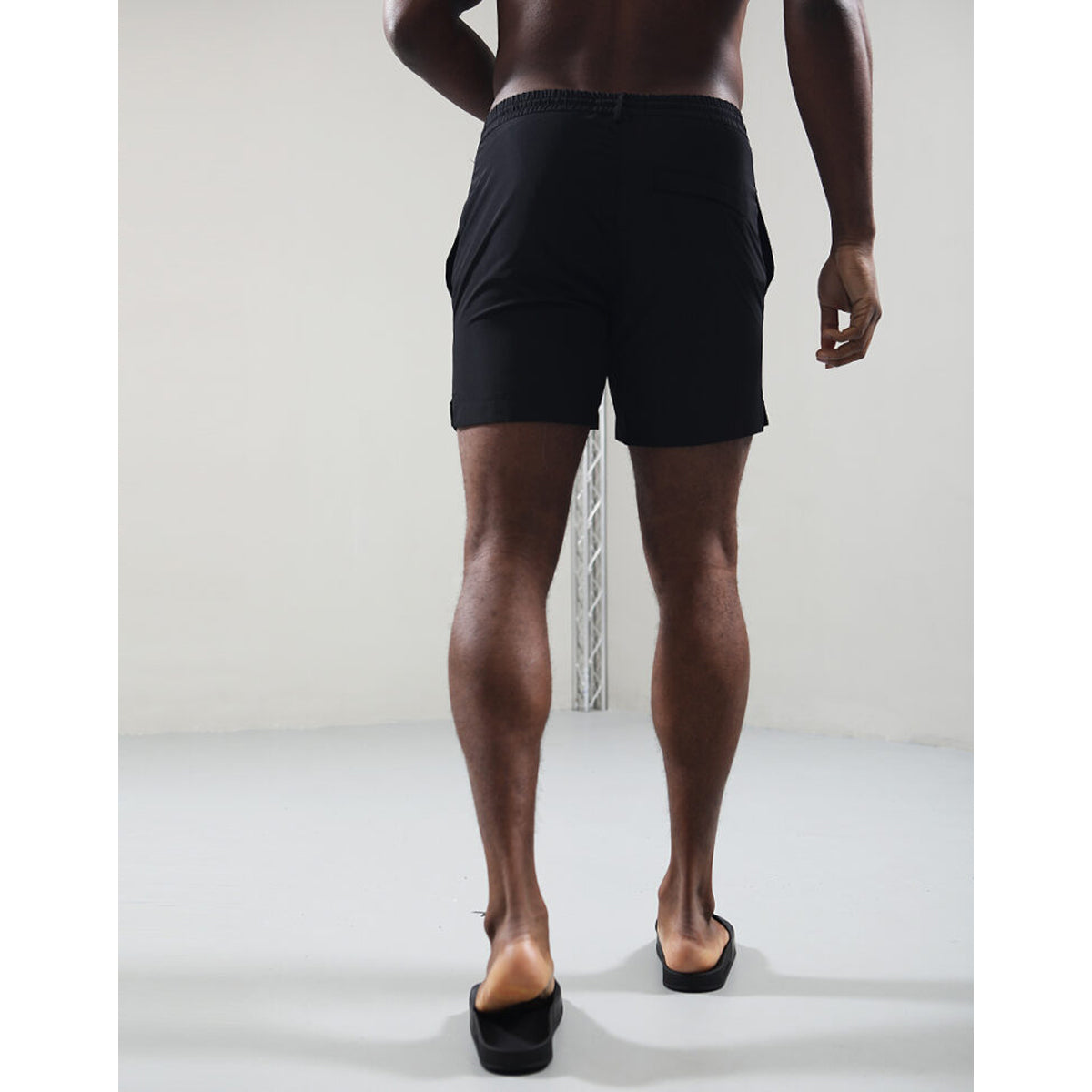 MARSHALL ARTIST FOUNDATION BLACK SWIM SHORTS