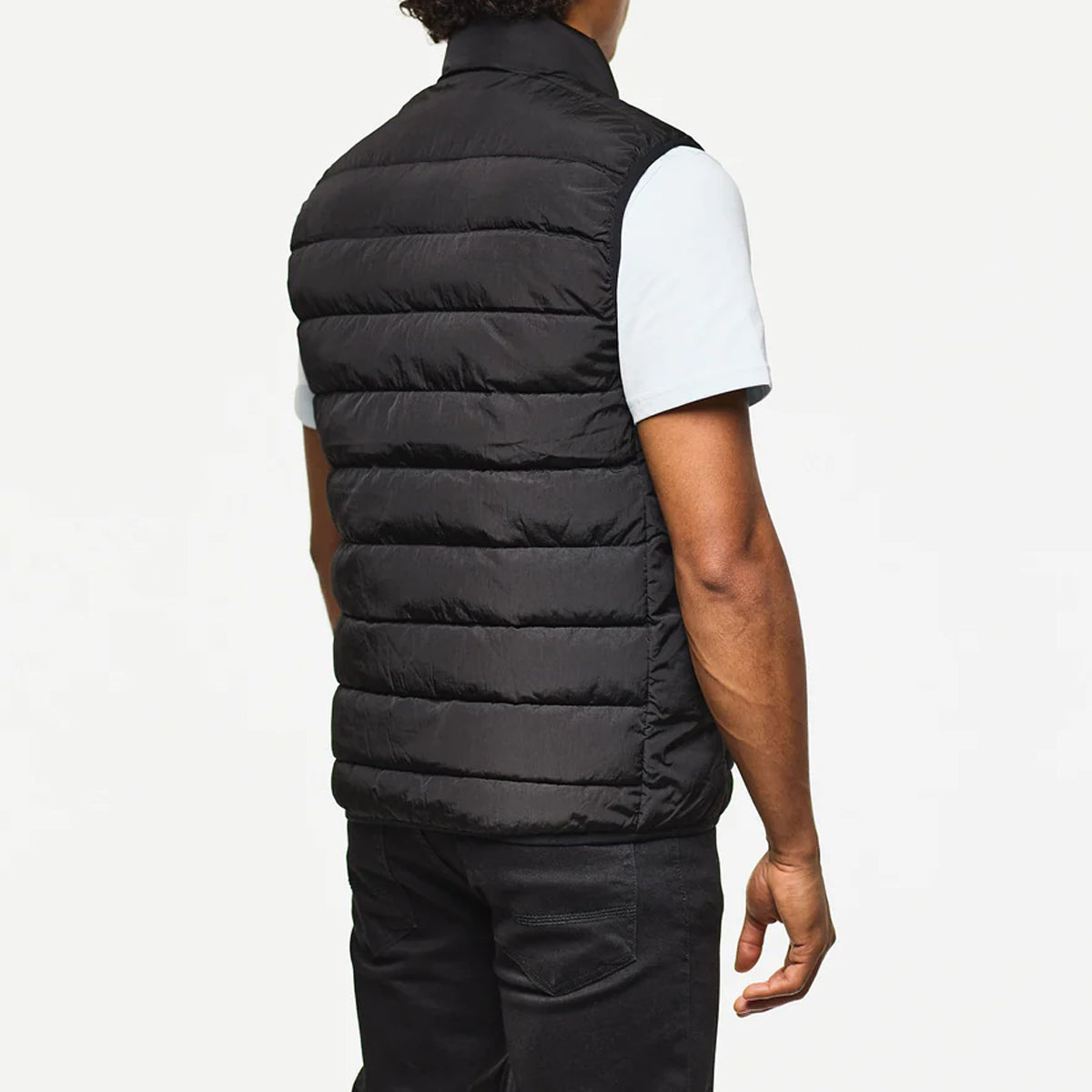 WEEKEND OFFENDER GACHA BLACK PADDED GILET