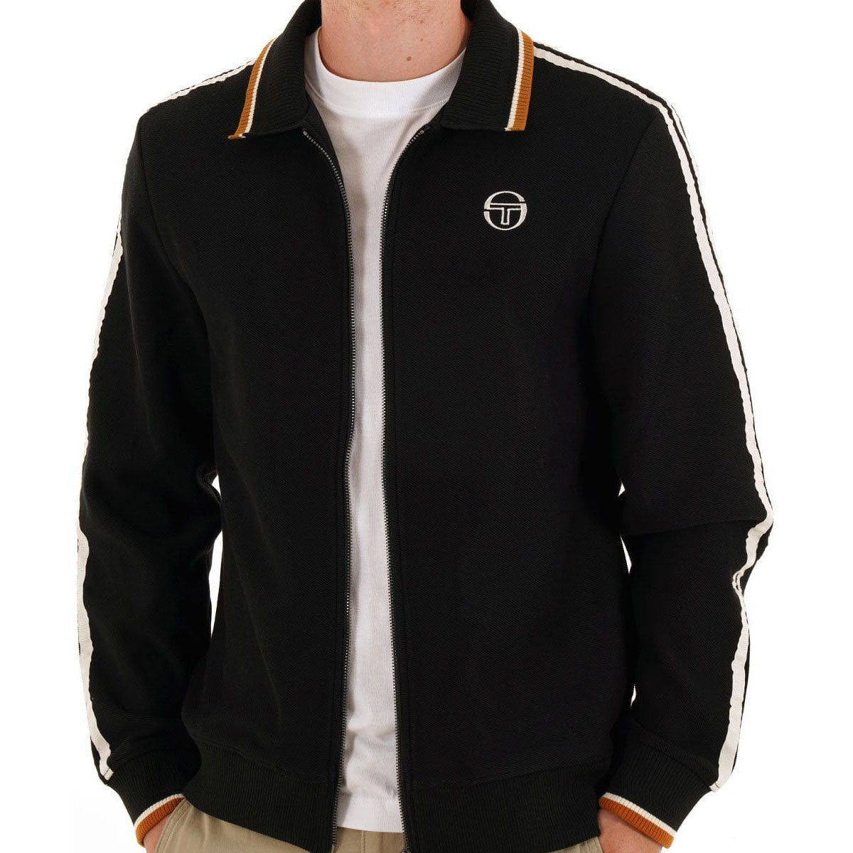 SERGIO TACCHINI GIORNO BLACK TRACK TOP