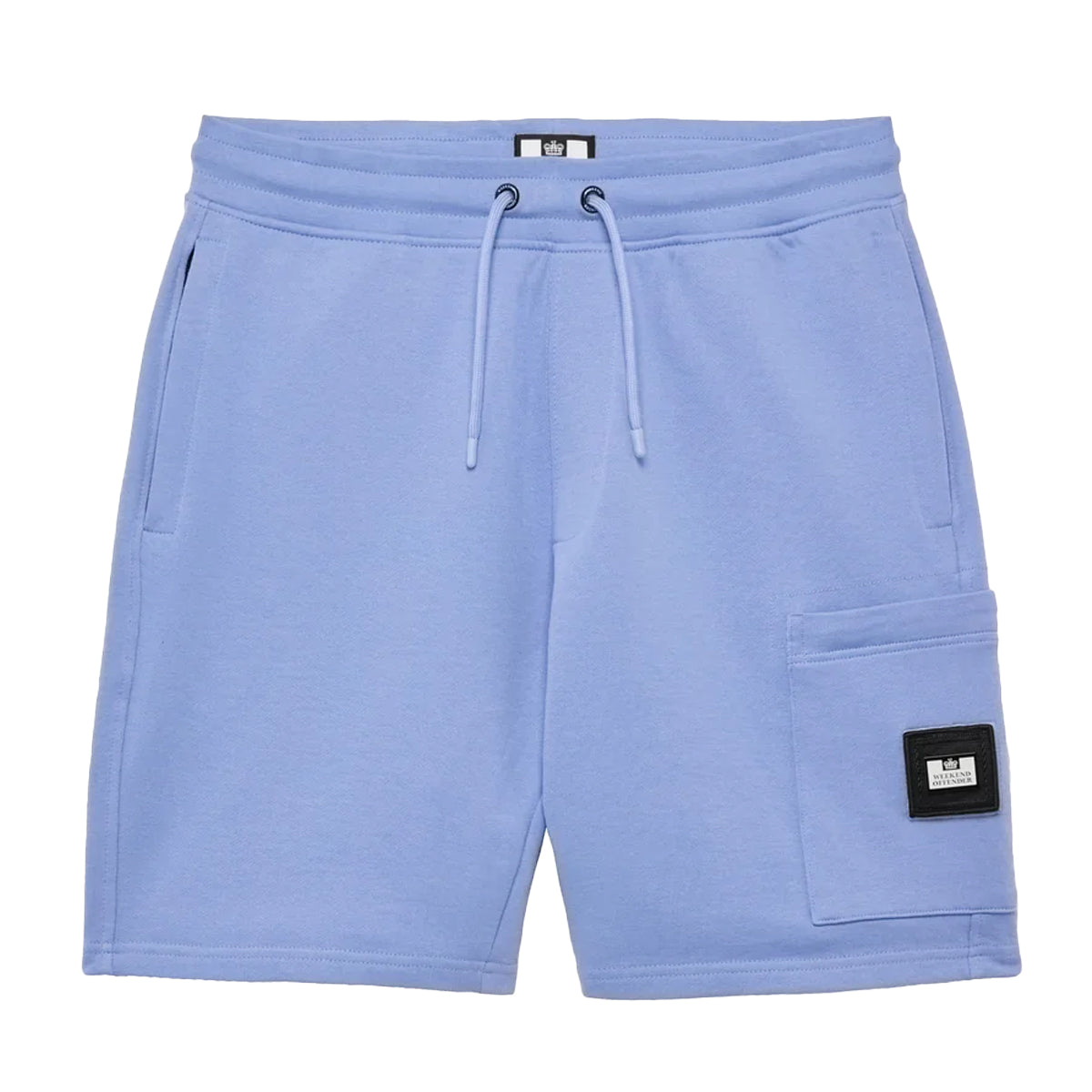 WEEKEND OFFENDER HAWKINS CORNFLOWER BLUE JOGGER SHORTS