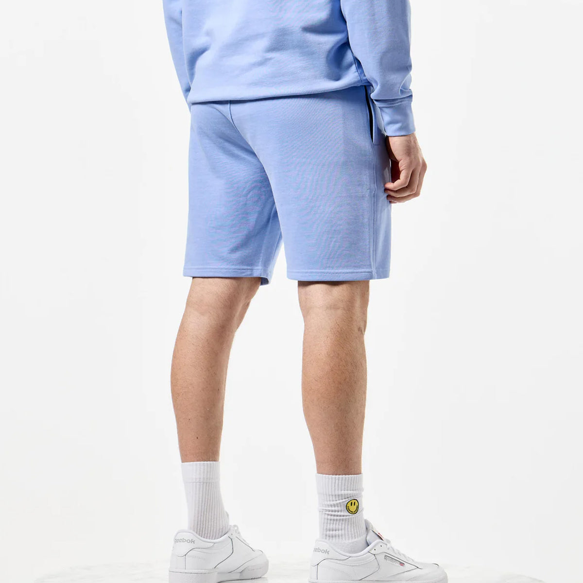 WEEKEND OFFENDER HAWKINS CORNFLOWER BLUE JOGGER SHORTS
