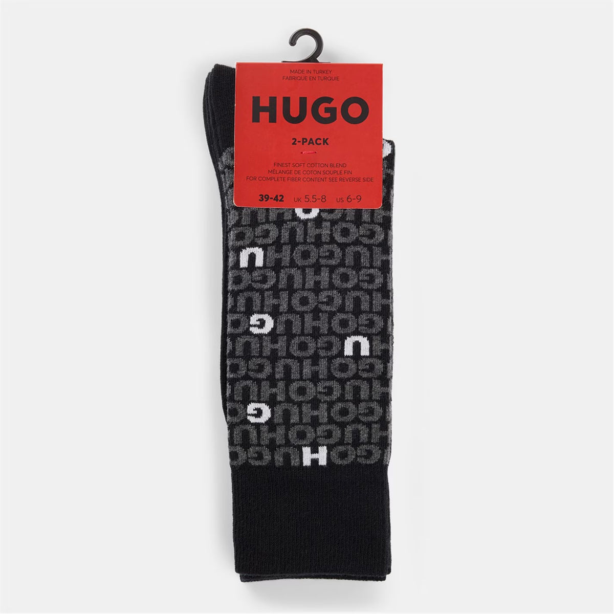Hugo 2 Pack RS Tortuga CC Black Socks 001 50524718