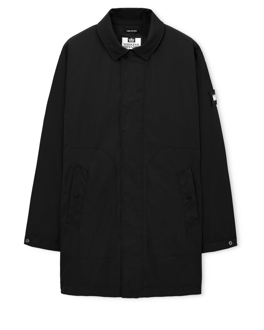 WEEKEND OFFENDER AVALON NYLON MAC BLACK