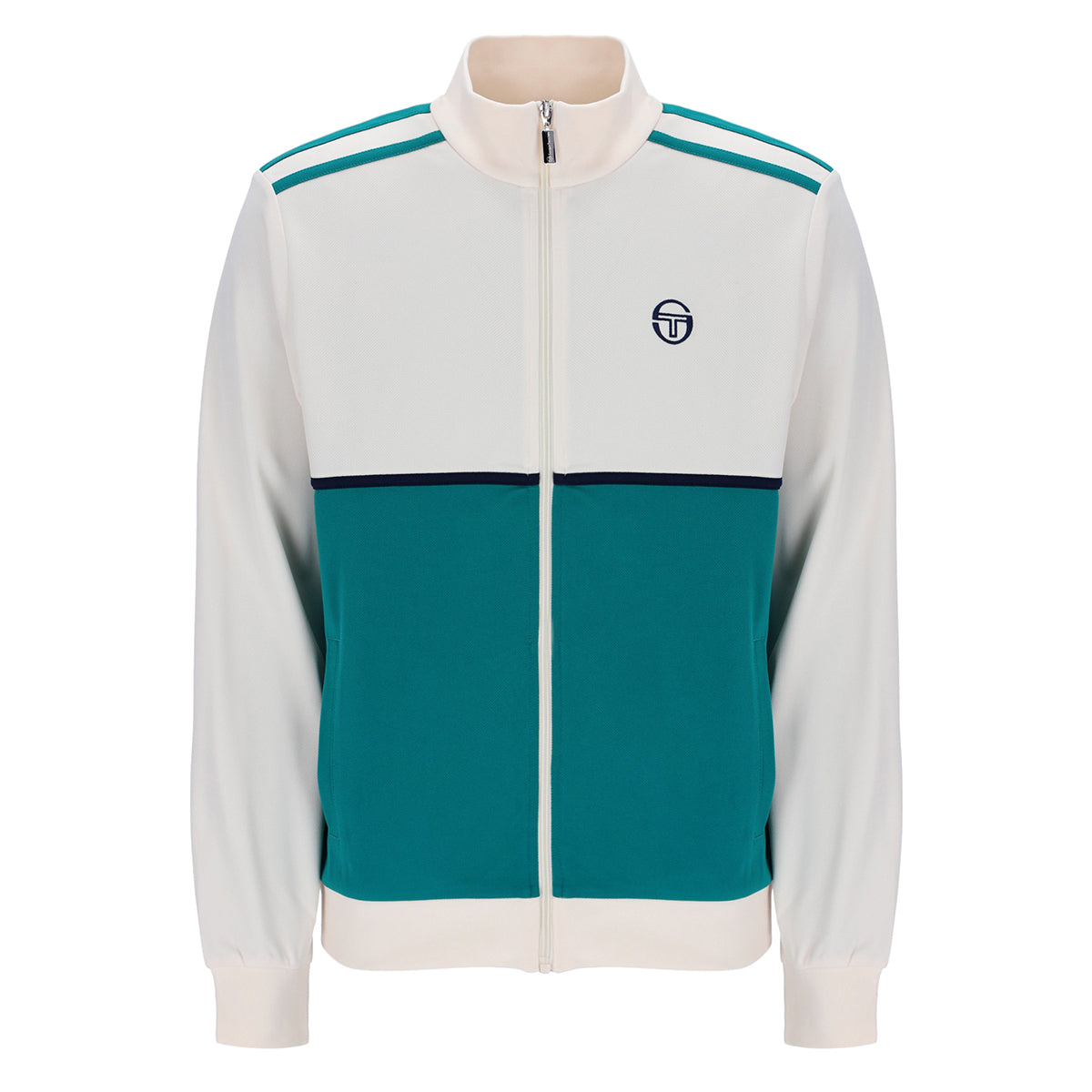 LOCCHI TRACK TOP GARDENIA/GREEN