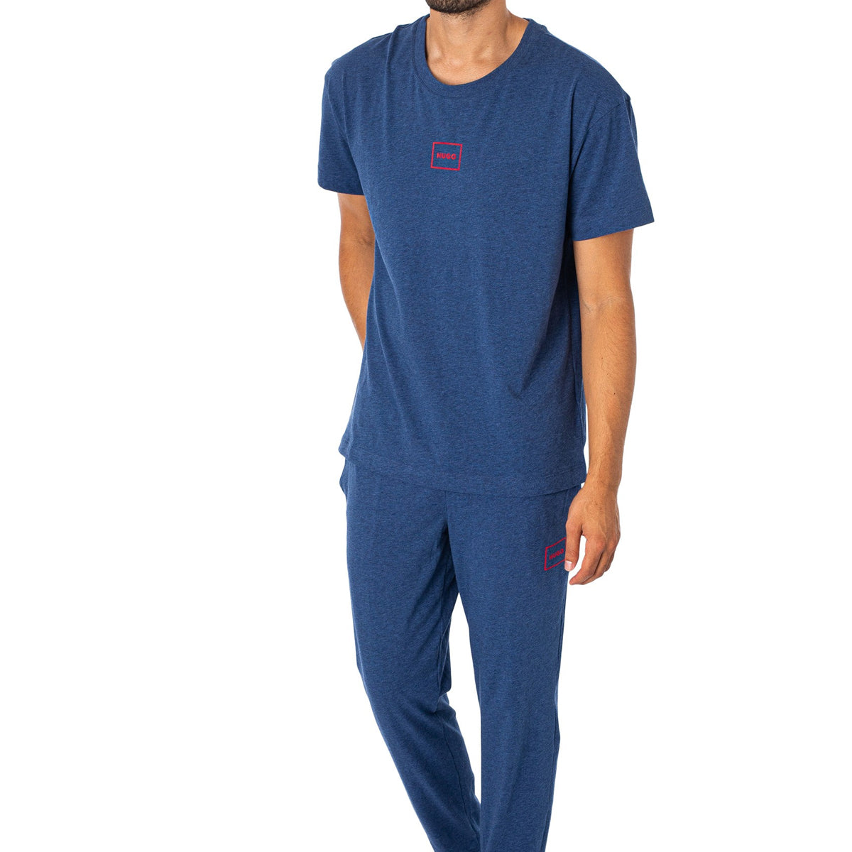 HUGO BOSS Men's Laze Blue Loungewear T-Shirt 50525236