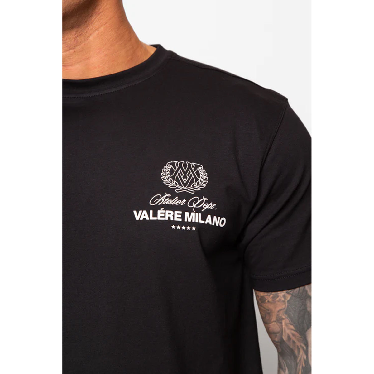 VALERE LEONCINI BLACK T-SHIRT