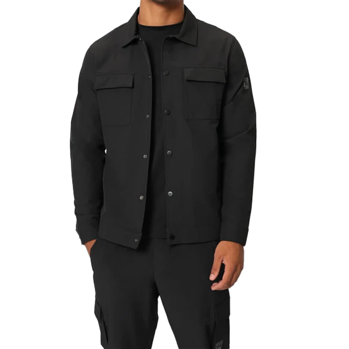 VALERE LUXE OVERSHIRT BLACK
