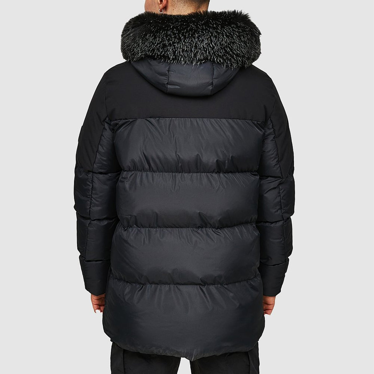 ALESSANDRO ZAVETTI MARCHETTI BLACK PUFFER JACKET