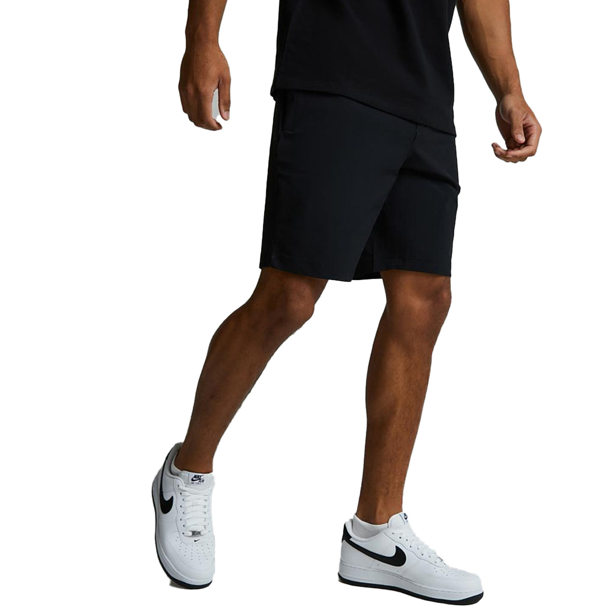 ALESSANDRO ZAVETTI Marchiano Black Woven Shorts