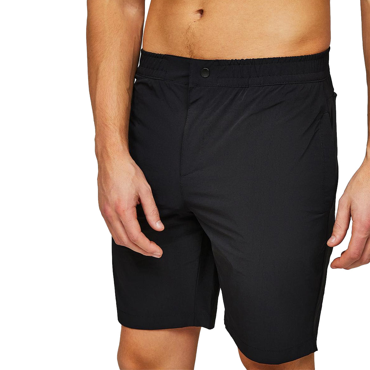 ALESSANDRO ZAVETTI Marchiano Black Woven Shorts