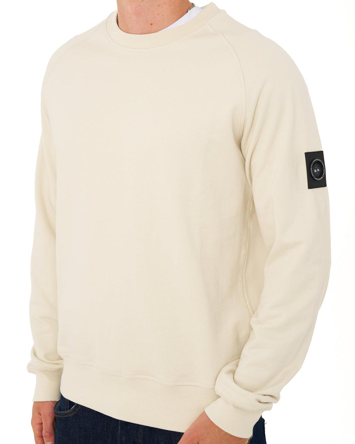 MARSHALL ARTIST MARCHIO CREW NECK SWEATSHIRT SILVER BIRCH