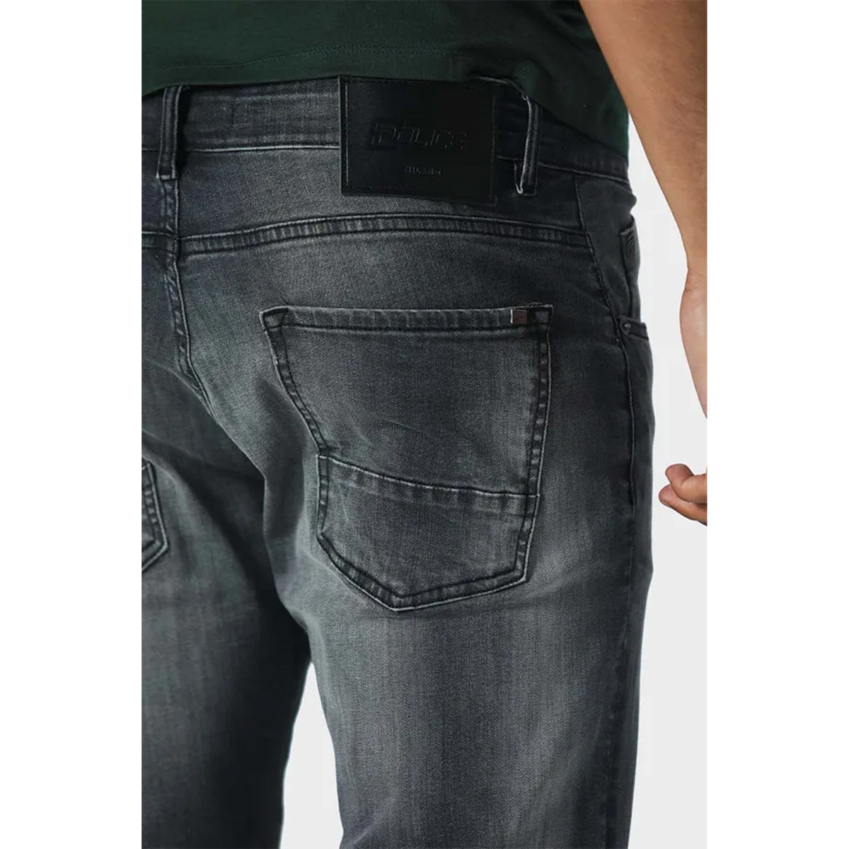 883 POLICE MATTIA 993 GREY REGULAR FIT JEANS