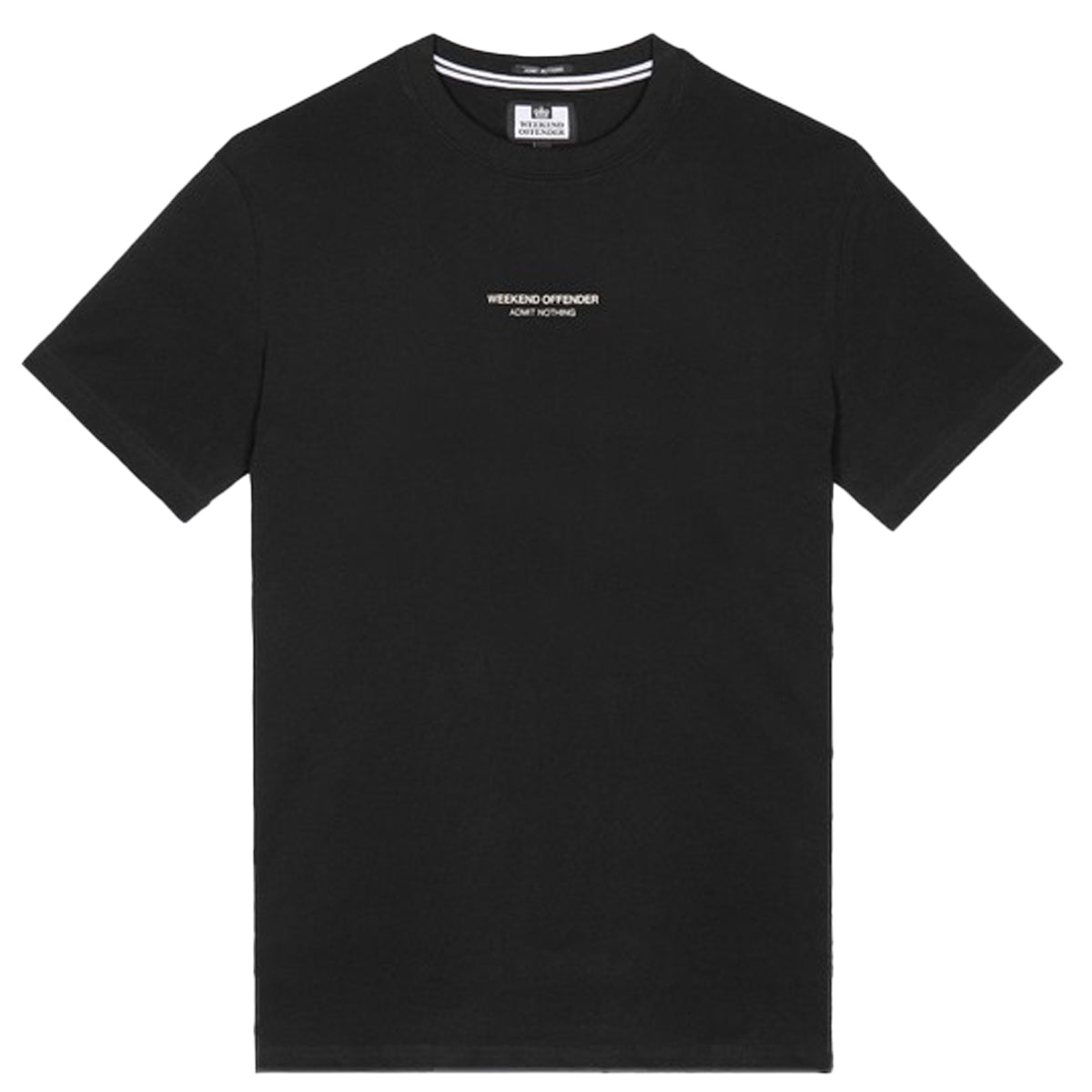WEEKEND OFFENDER MILLERGROVE BLACK T-SHIRT
