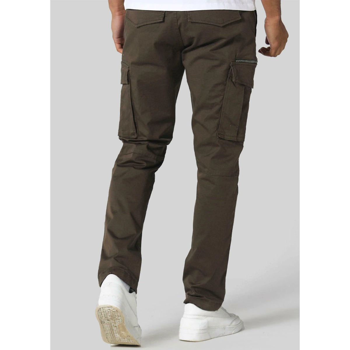 883 POLICE NEWTON KHAKI CARGO PANTS