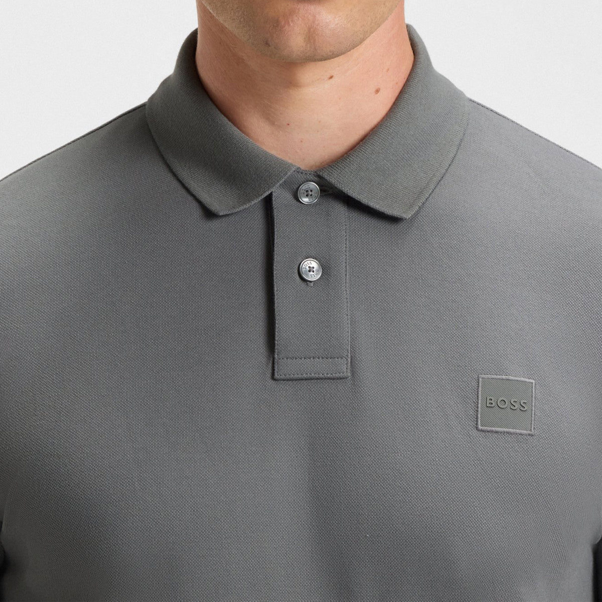 HUGO BOSS PASSENGER PIQUE POLO DARK GREY 062 50507803