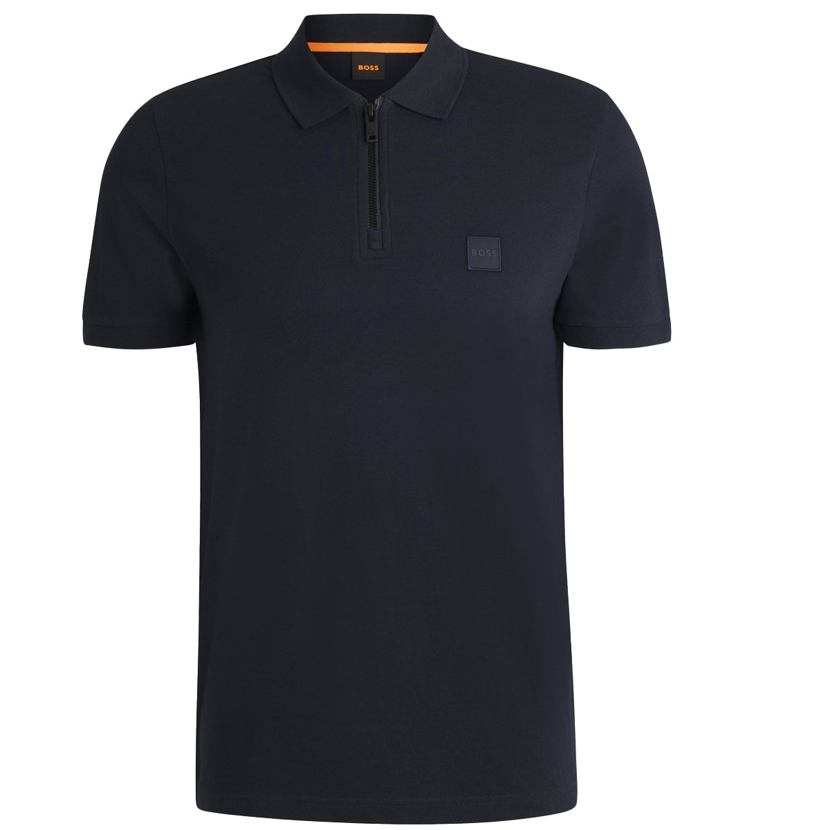 Hugo Boss Men's Passerzip Pique Navy Polo 50537507