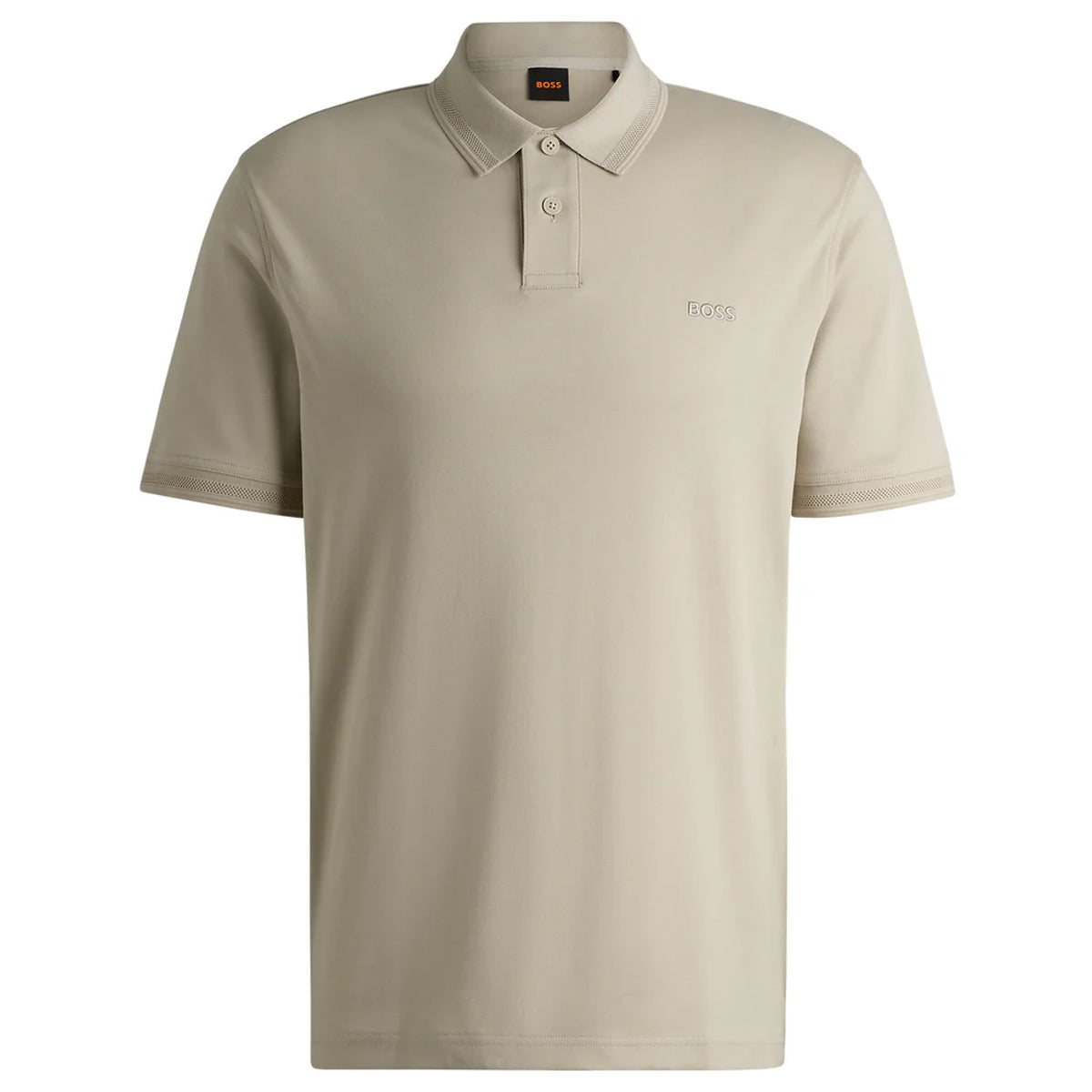 Hugo Boss Men's Pe_Interlock Stone Jersey Polo 50520109