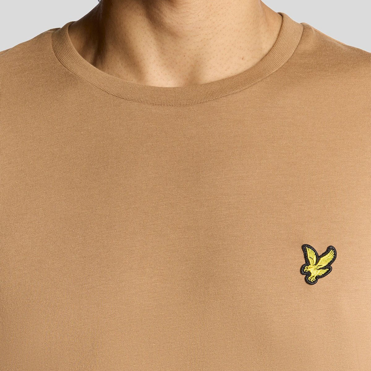 LYLE & SCOTT PLAIN T-SHIRT CAMEL TS400VOG