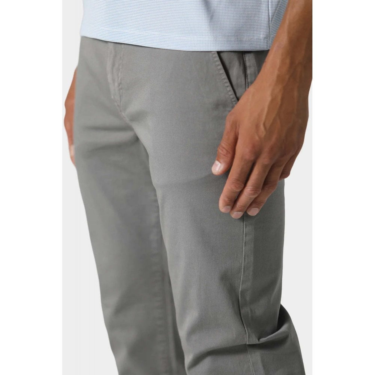 883 POLICE SARABIA GREY CHINO PANTS