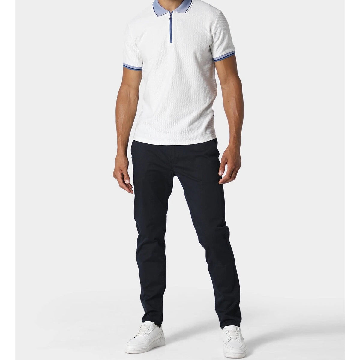 883 POLICE SARABIA NAVY CHINO PANTS