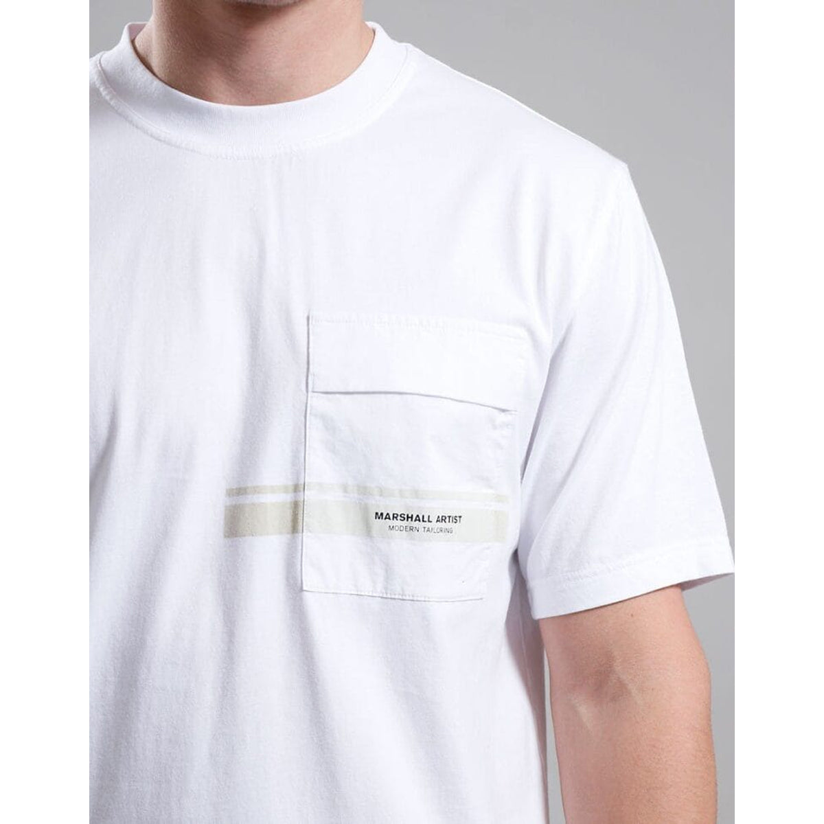 MARSHALL ARTIST SEAFIELD WHITE T-SHIRT