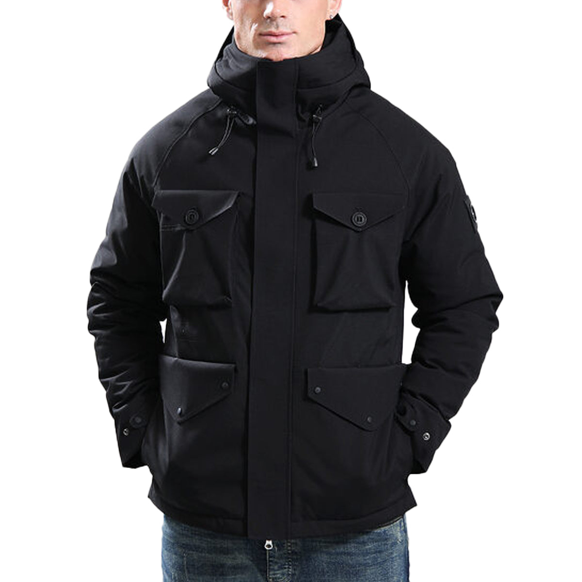 MARSHALL ARTIST SEAFORTH BLACK PARKA JACKET