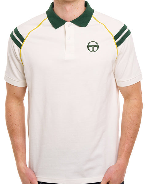SERGIO TACCHINI NEW CORTONA POLO T-SHIRT GARDENIA/PINE
