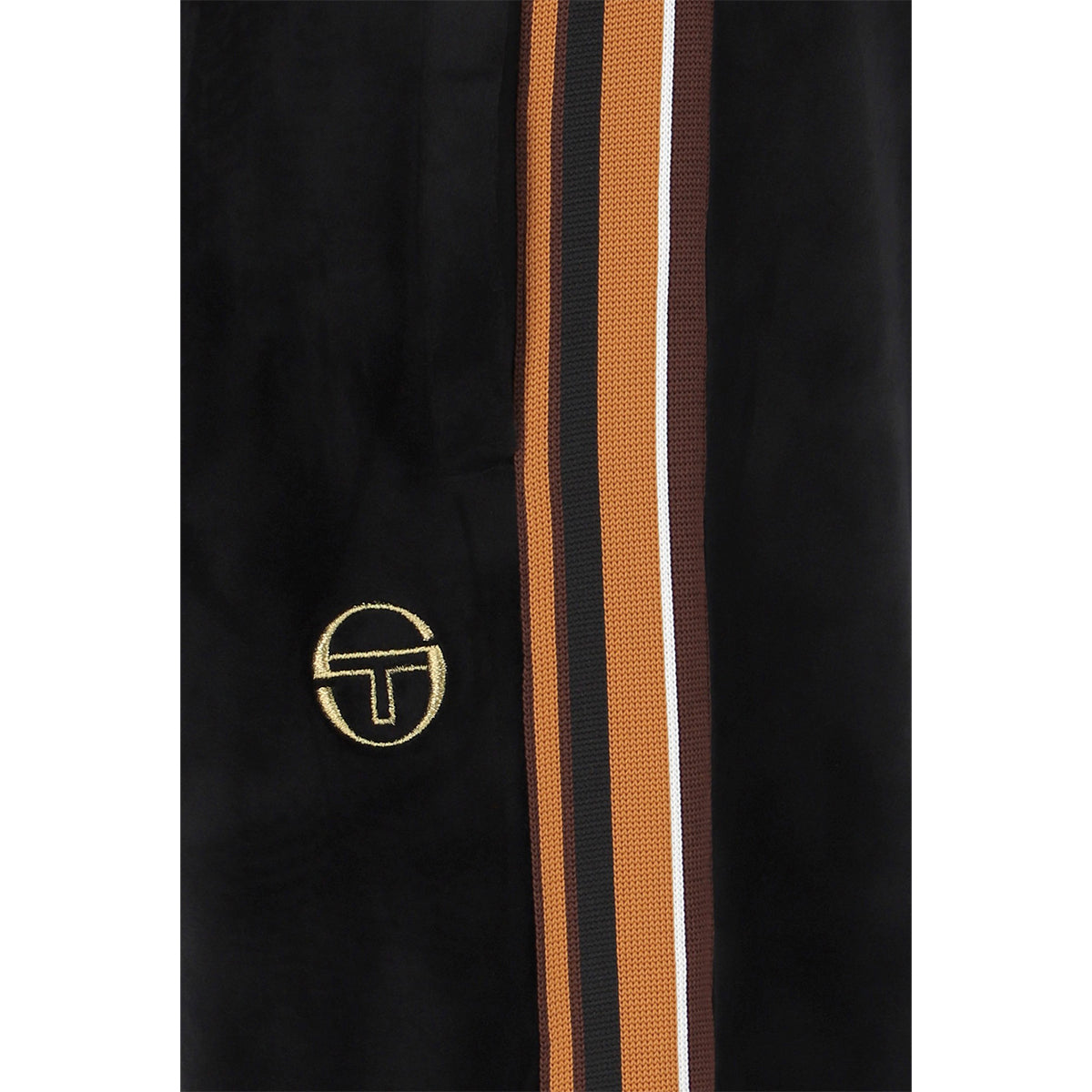 SERGIO TACCHINI GABIANO VELOUR TRACK PANTS BLACK