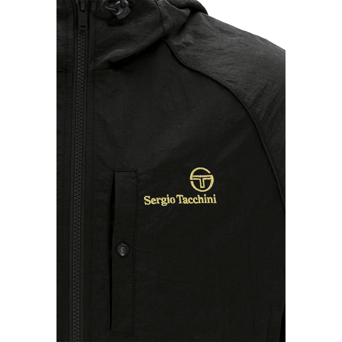 SERGIO TACCHINI MALDINI HOODED JACKET BLACK
