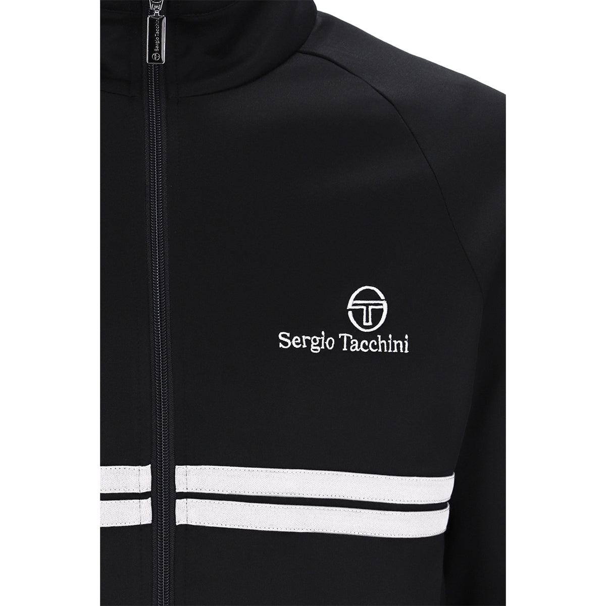 SERGIO TACCHINI NEW DALLAS TRACK TOP BLACK/WHITE
