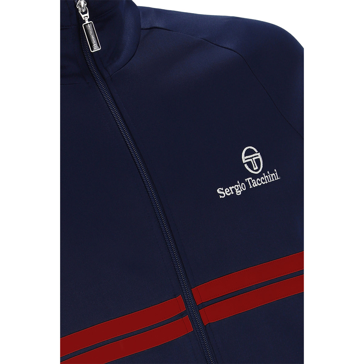 SERGIO TACCHINI NEW DALLAS TRACK TOP NAVY/WHITE/RED