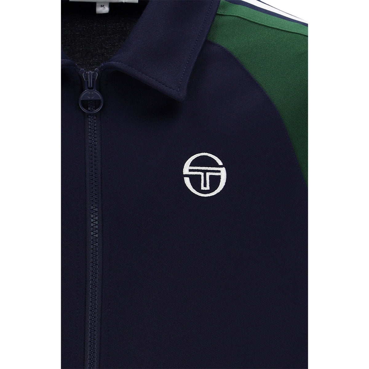 SERGIO TACCHINI RENSHAW TRACK TOP NAVY/GREEN