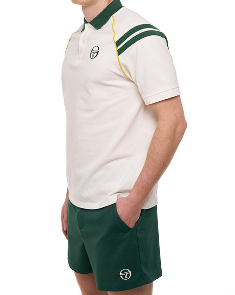 SERGIO TACCHINI NEW CORTONA POLO T-SHIRT GARDENIA/PINE