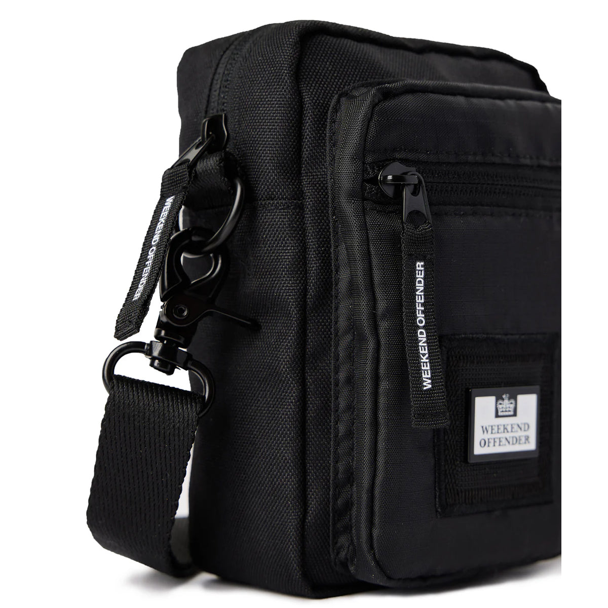 WEEKEND OFFENDER SMALL BLACK CROSS BODY BAG