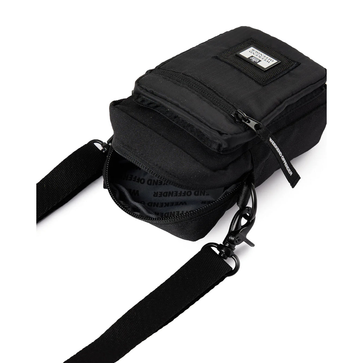 WEEKEND OFFENDER SMALL BLACK CROSS BODY BAG