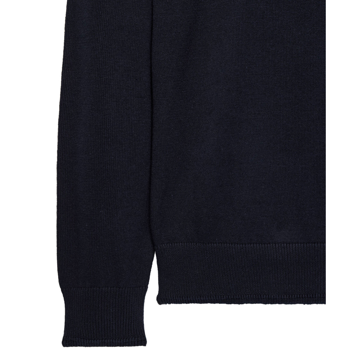 WEEKEND OFFENDER SOLACE FINE GAUGE CREW NECK NAVY SWEATER