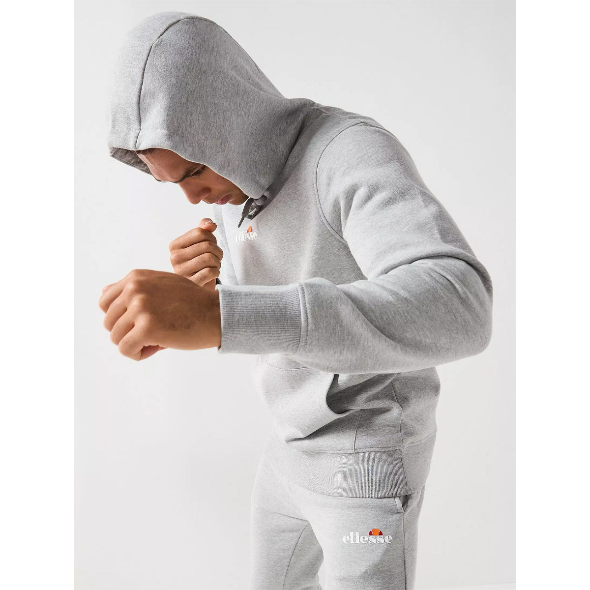ELLESSE SUCRE 2 GREY MARL JOG SUIT