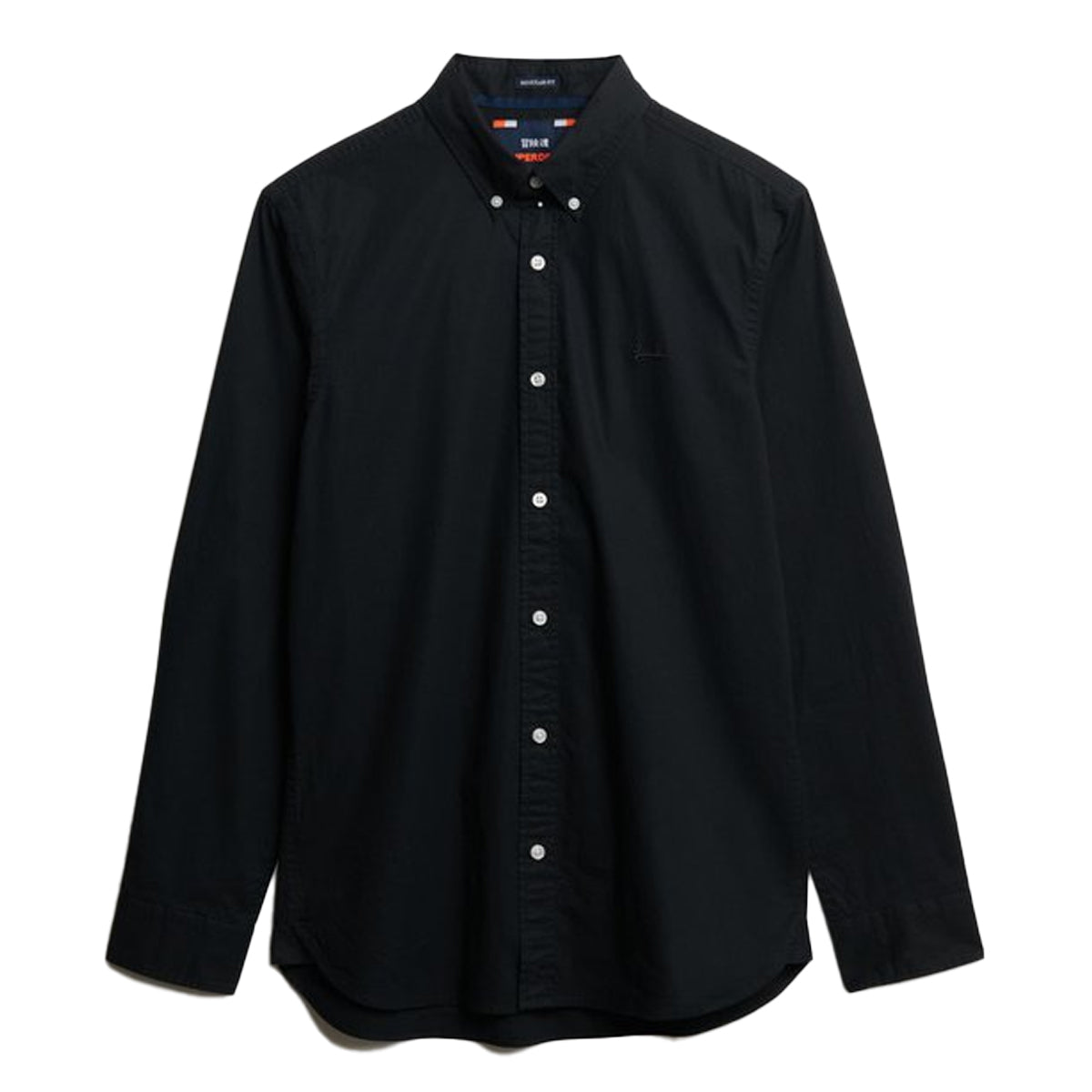 Superdry Essentials Tailored Lite L/S Shirt Black 02A