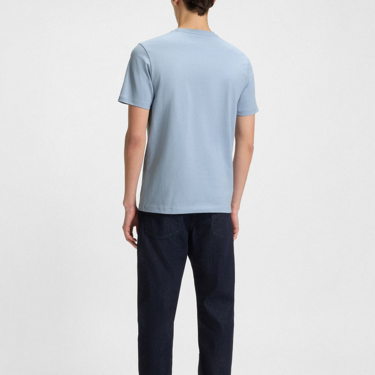 HUGO BOSS TALES CREW NECK T-SHIRT LIGHT BLUE 451 50508584