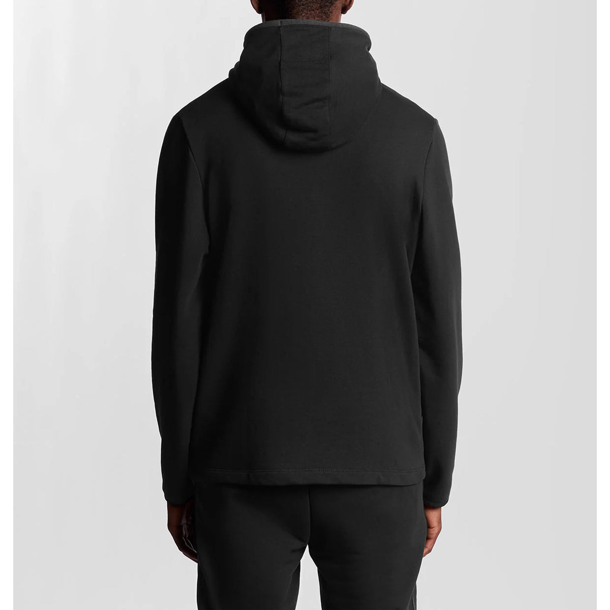 LYLE & SCOTT TAPE BLACK ZIP UP TRACK TOP HOODY ML2389SP
