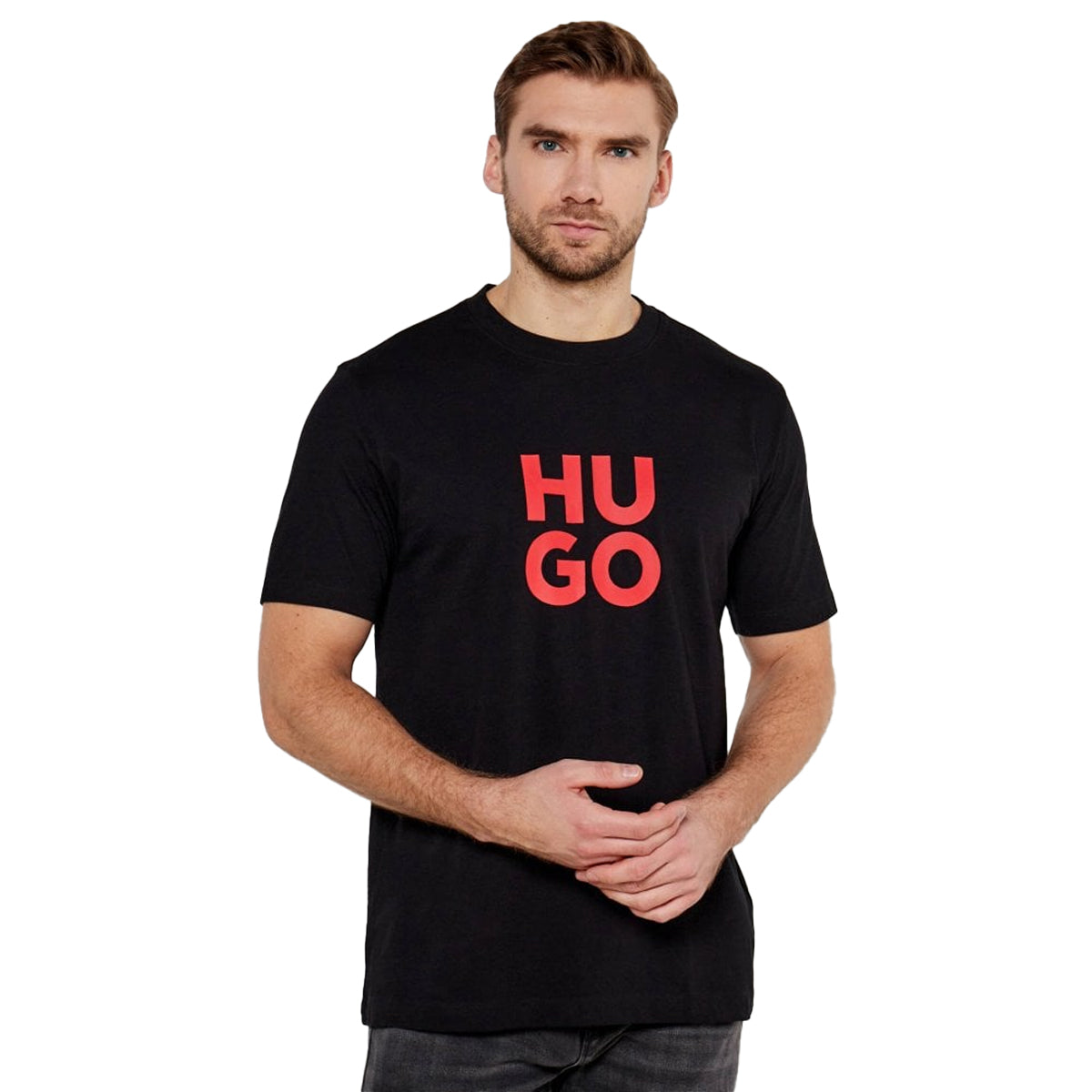 Hugo Daltorip Crew T-Shirt Black 001 50523839