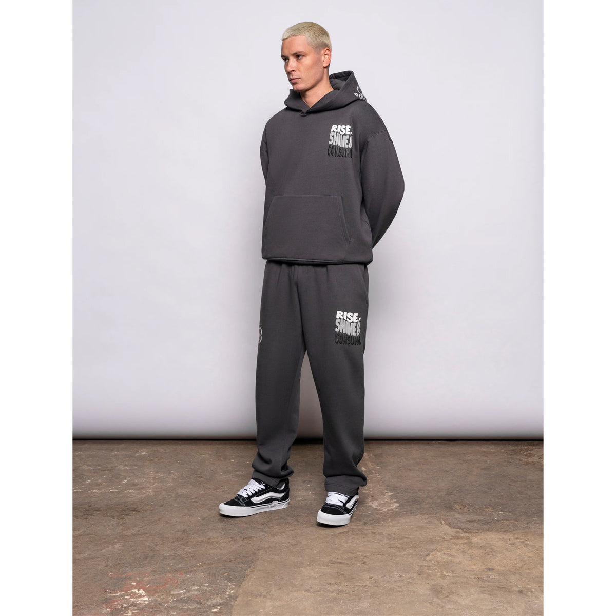 FRESH FLAVOURS RISE CHARCOAL JOGGERS