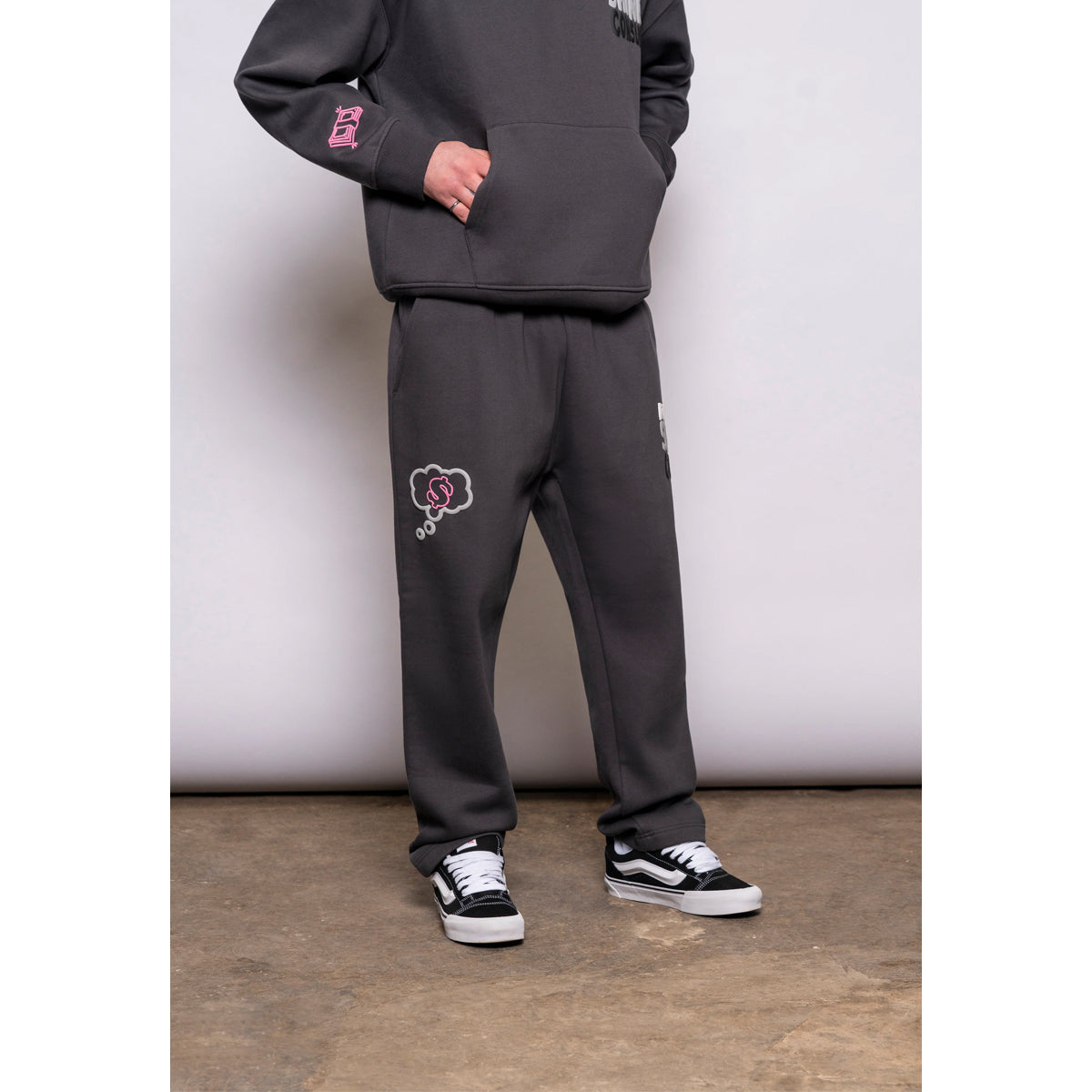 FRESH FLAVOURS RISE CHARCOAL JOGGERS