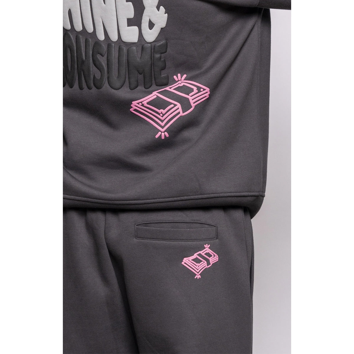 FRESH FLAVOURS RISE CHARCOAL JOGGERS